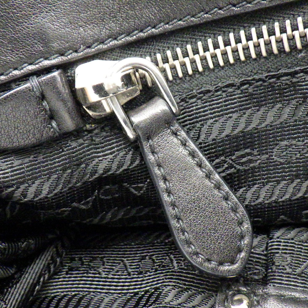 Prada Quilted Bag Tote Shoulder Black